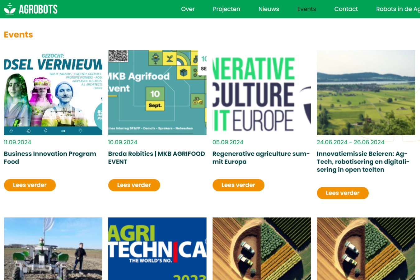 Agrobots Website